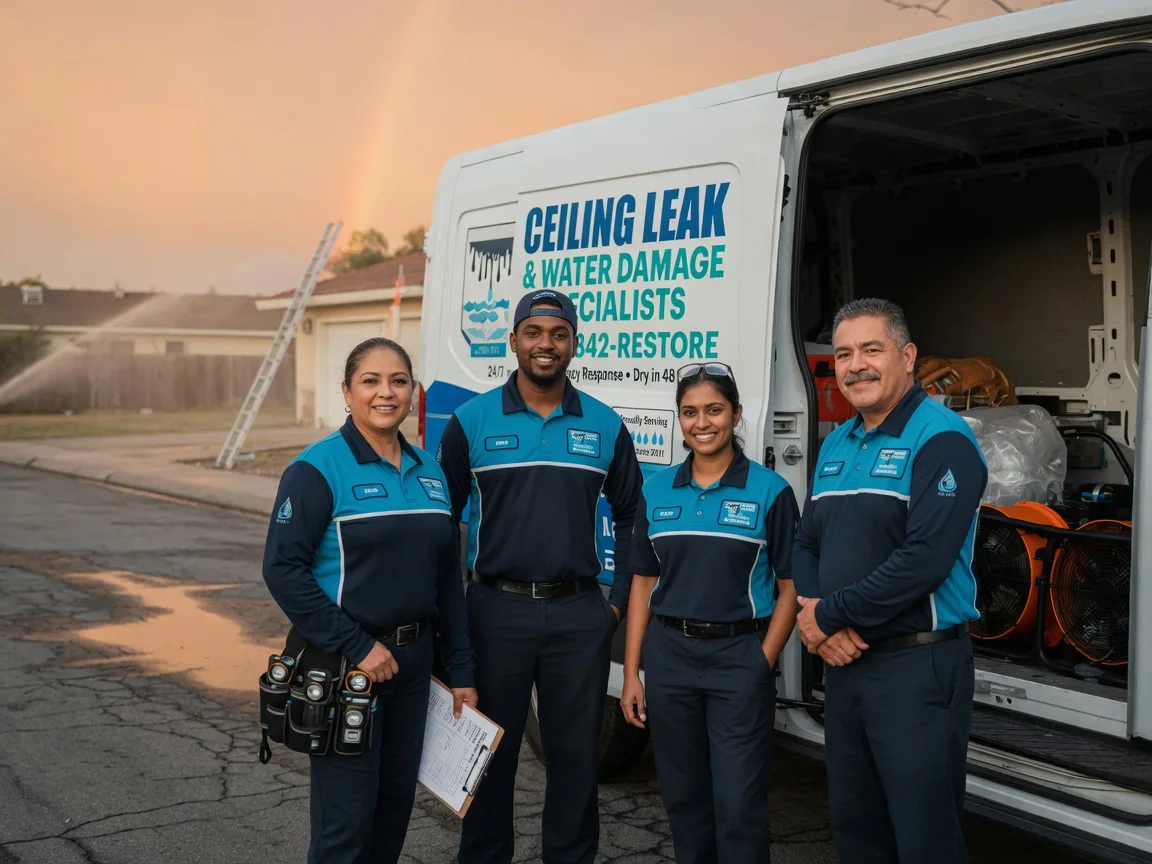 Ceiling Leak Cleanup company in Gibson, PA